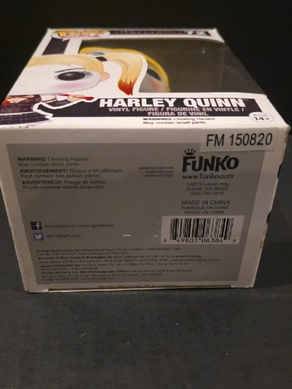 Funko Harley Quinn Pop! Vinyl Figure - Yellow with Red Tips - Picture 2 of 6